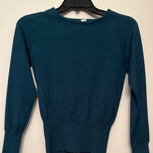 BASICS dark teal long sleeve